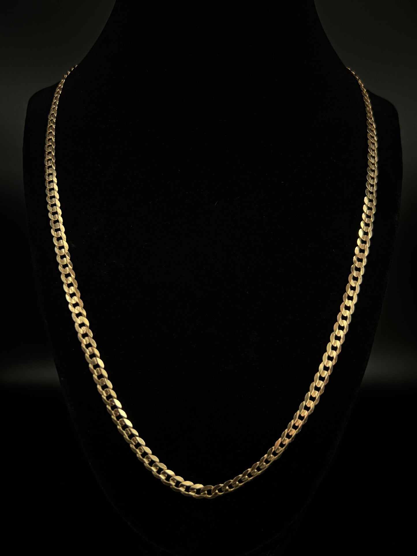 14K Solid Cuban Curb Chain