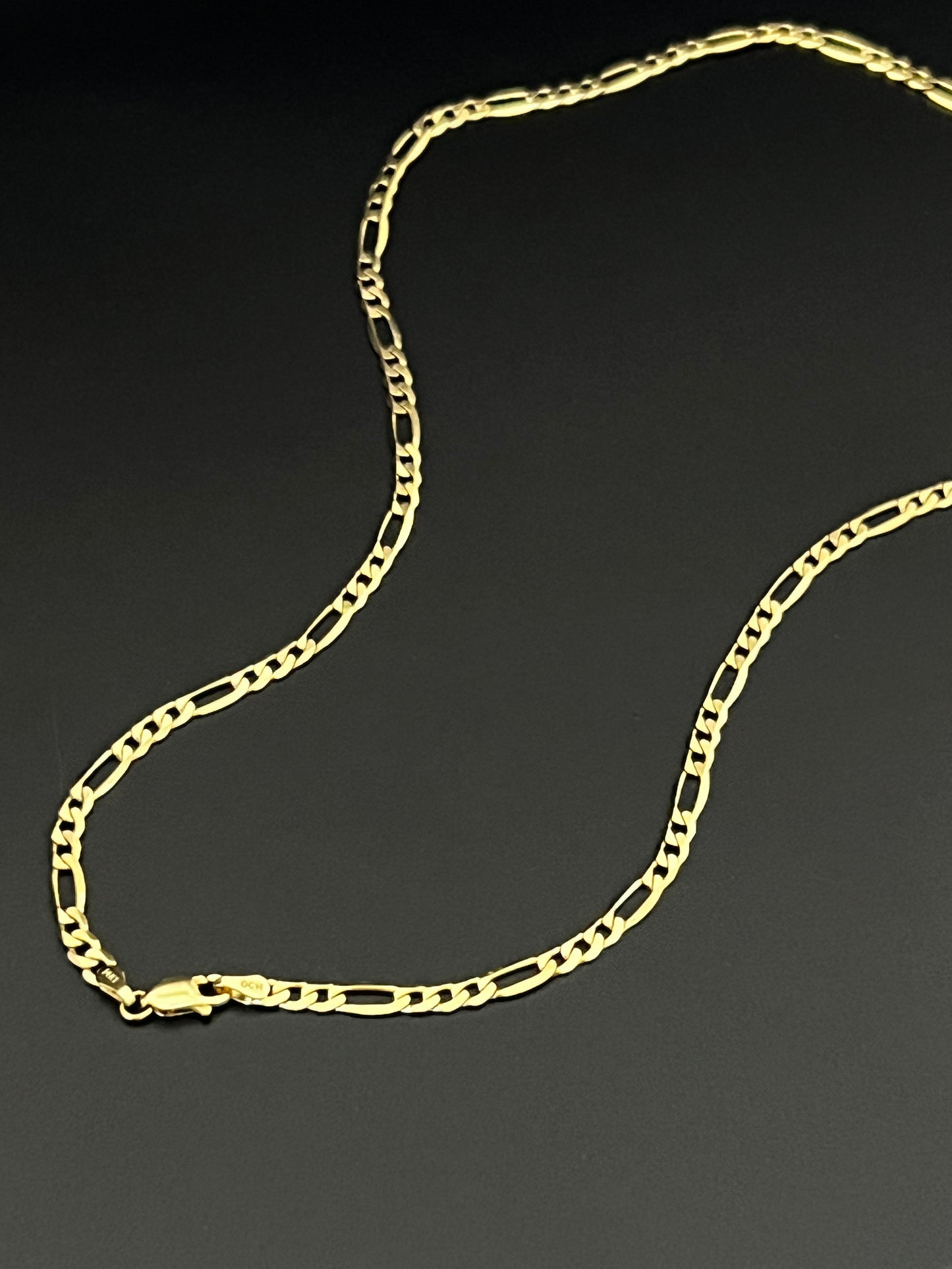 14K Solid Figaro Chain