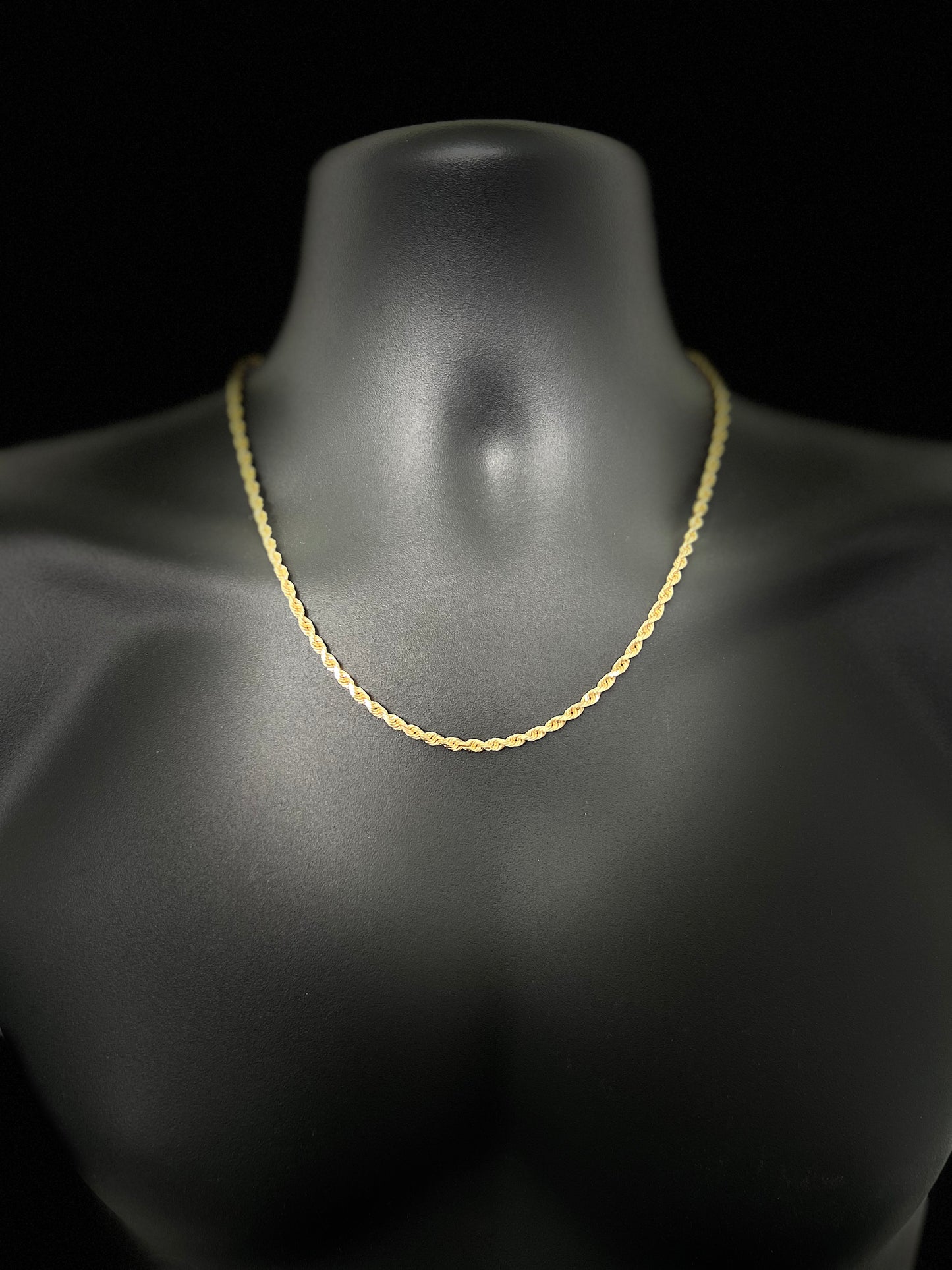14K Solid Rope Chain