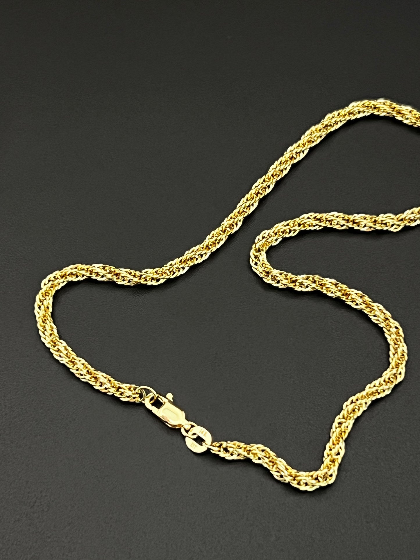 14k Hollow Rope Chain