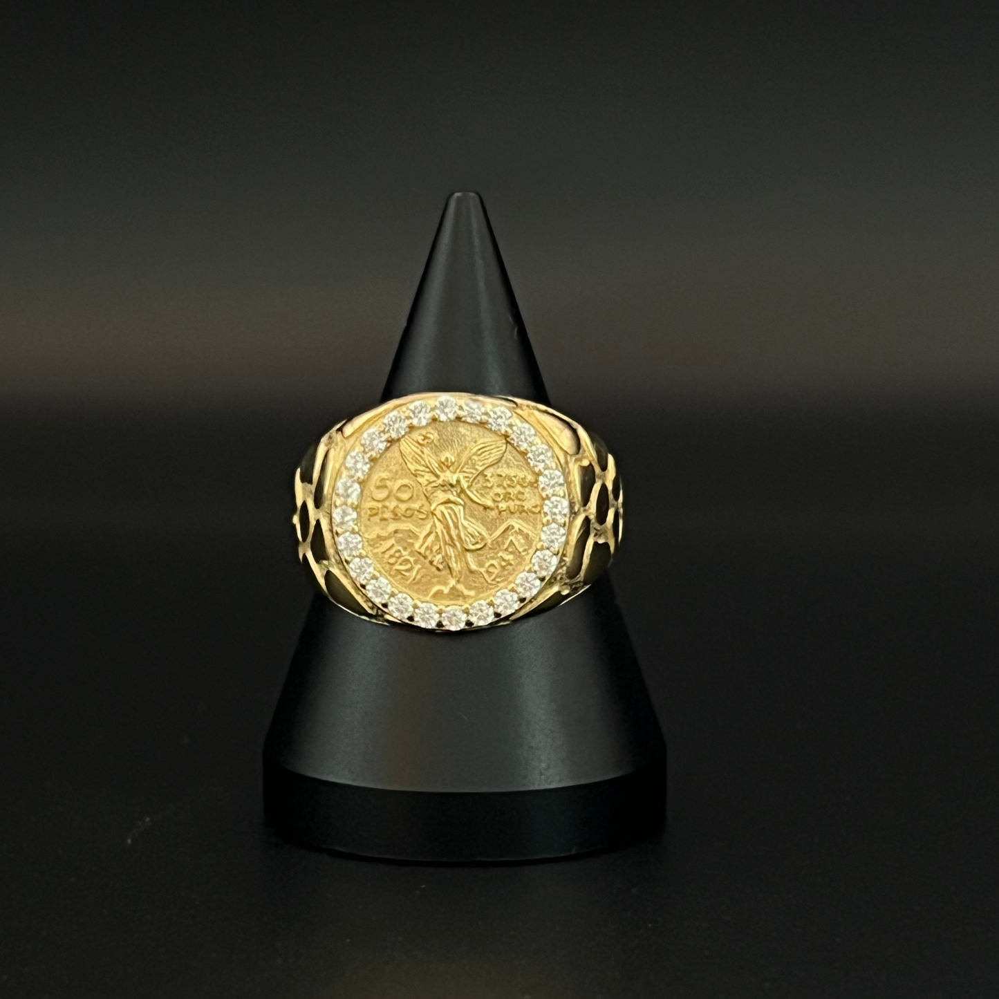 14K Centenario Ring