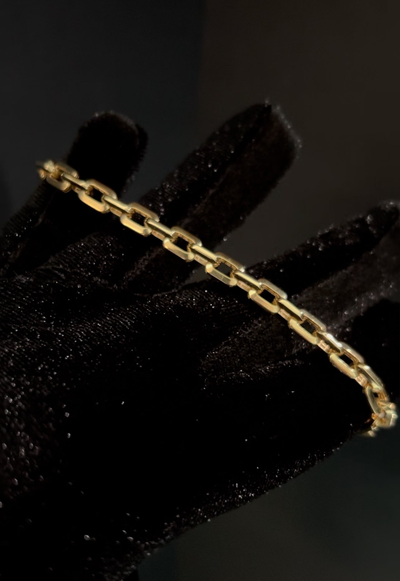 14K Semi-Solid Link Bracelet 5.5MM