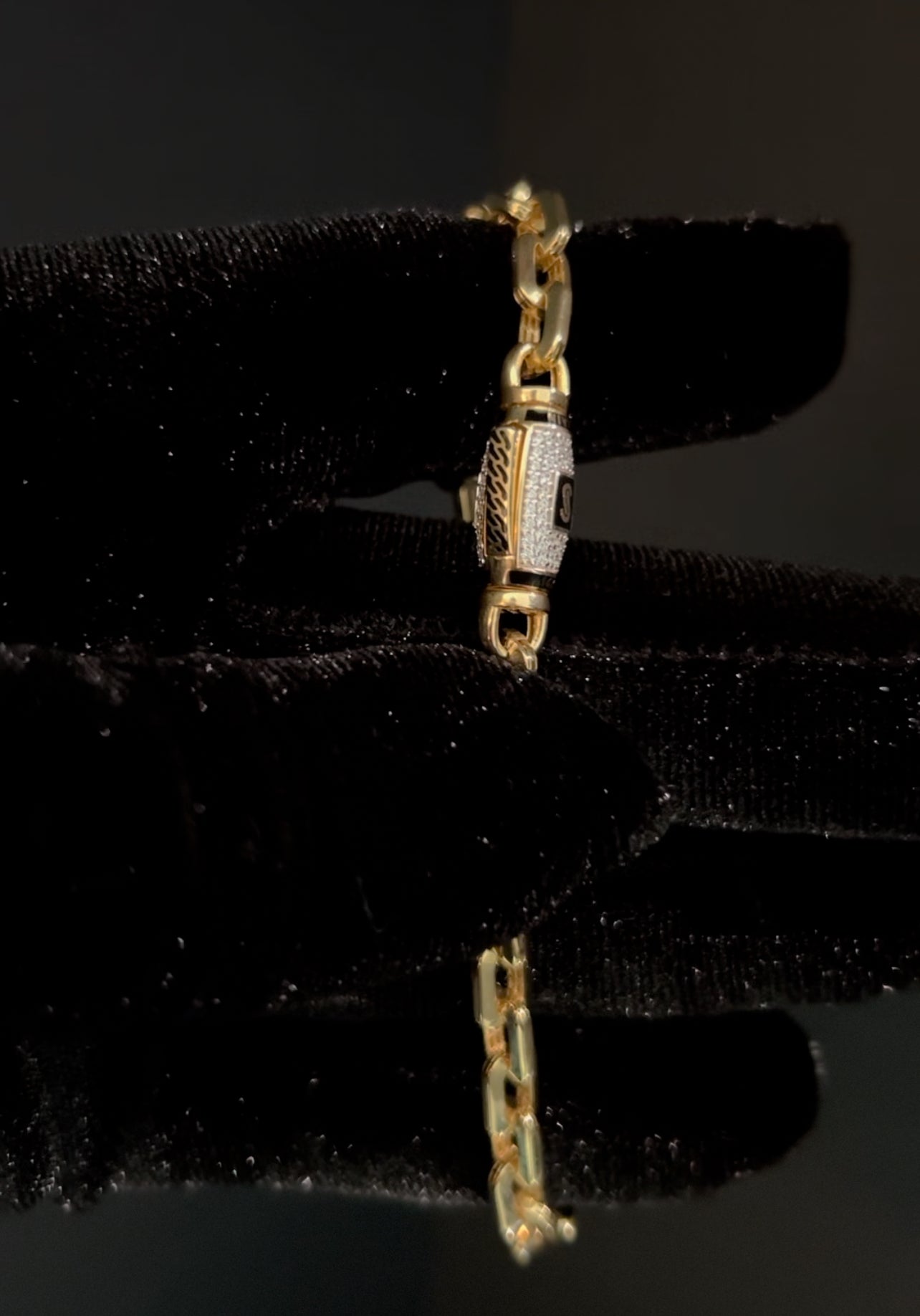 14K Semi-Solid Link Bracelet 5.5MM