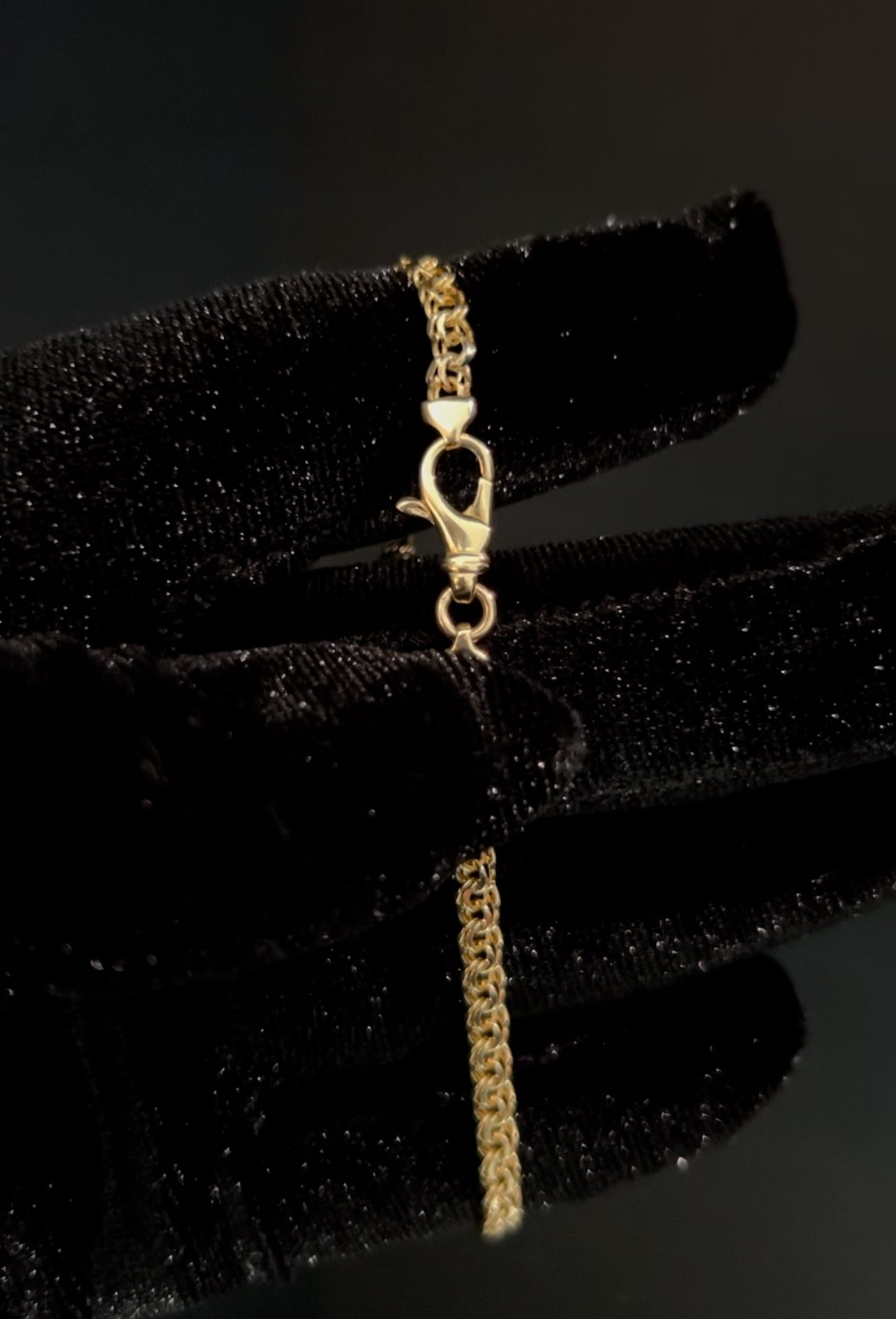 14K Solid Fancy Chino Bracelet 3.8MM