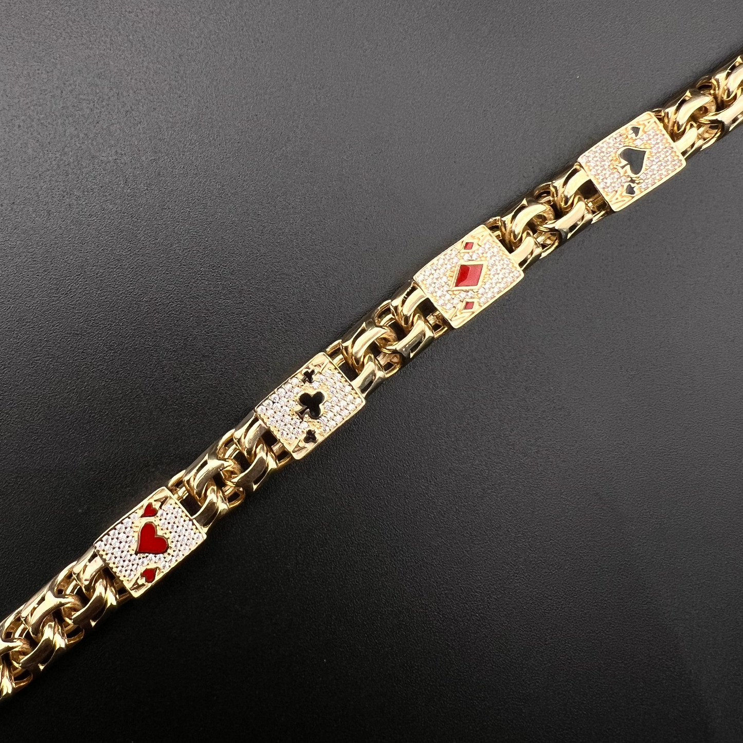 Semi-Solid Chino Barajas/Poker Bracelet