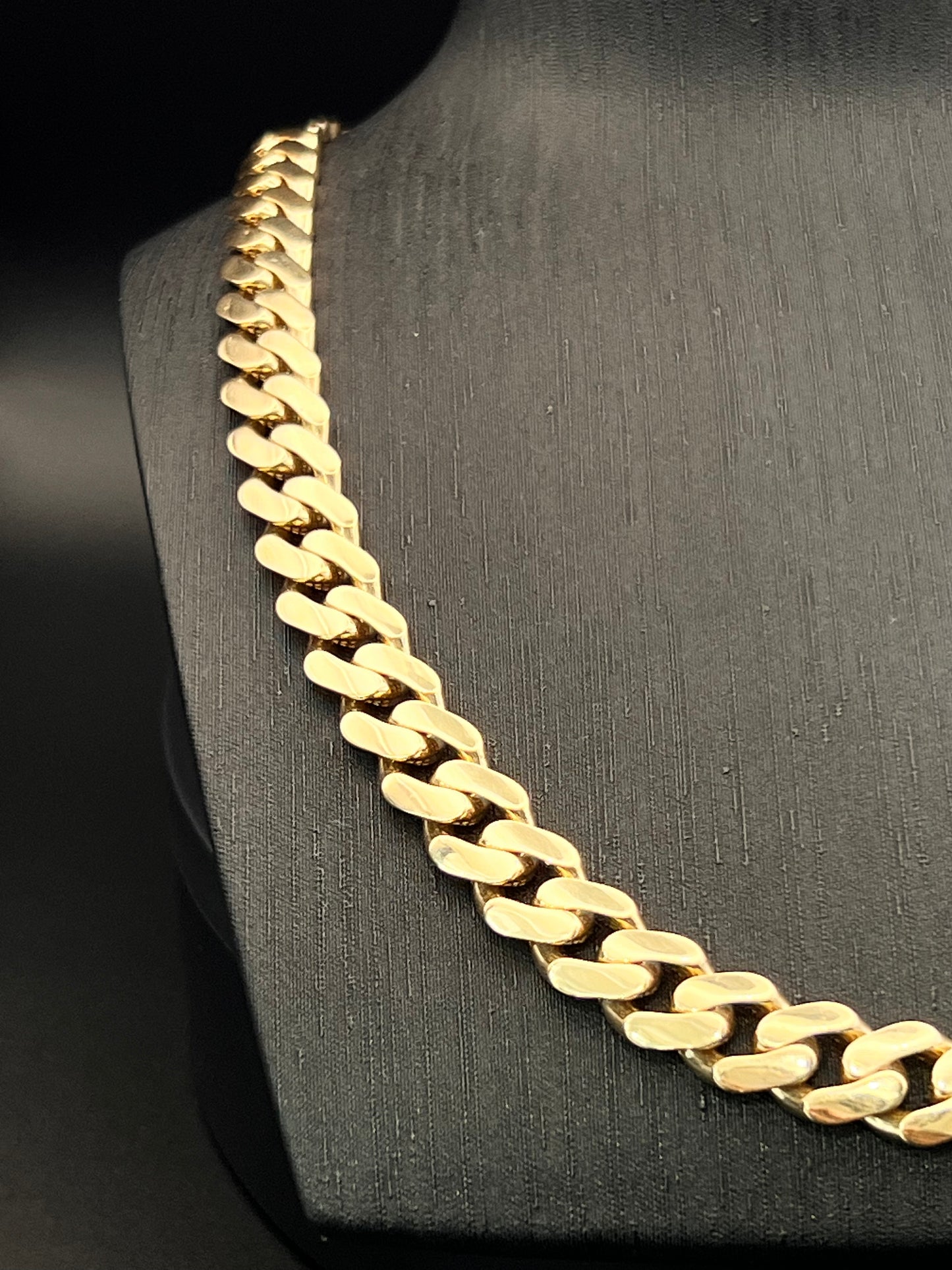 14K Men's Hollow Monaco Chain 22''