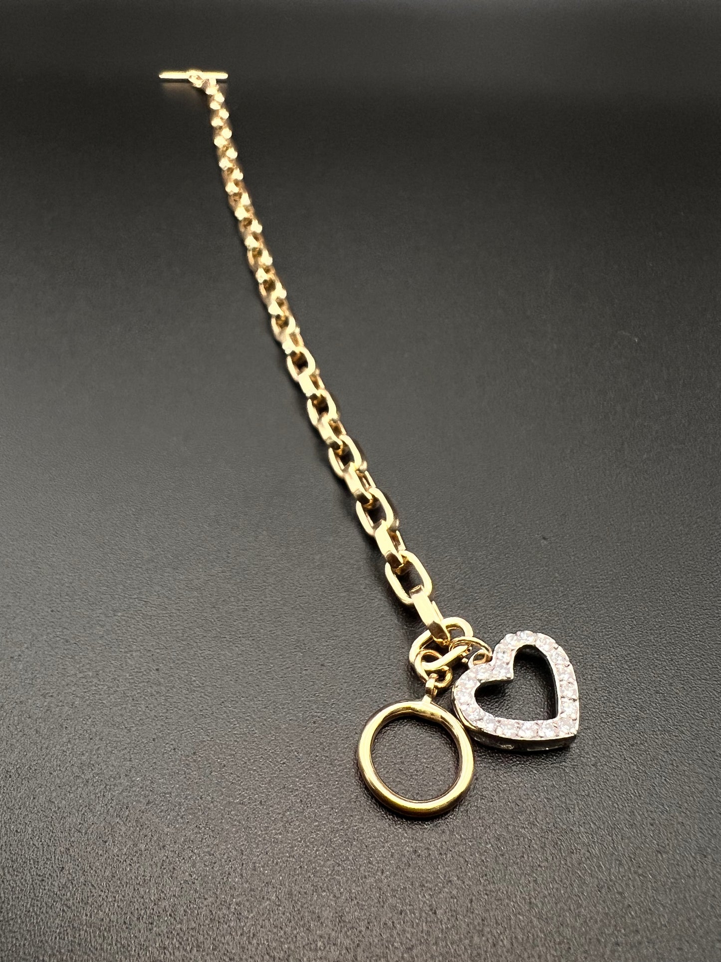 Fancy Hollow Women's Heart Bracelet