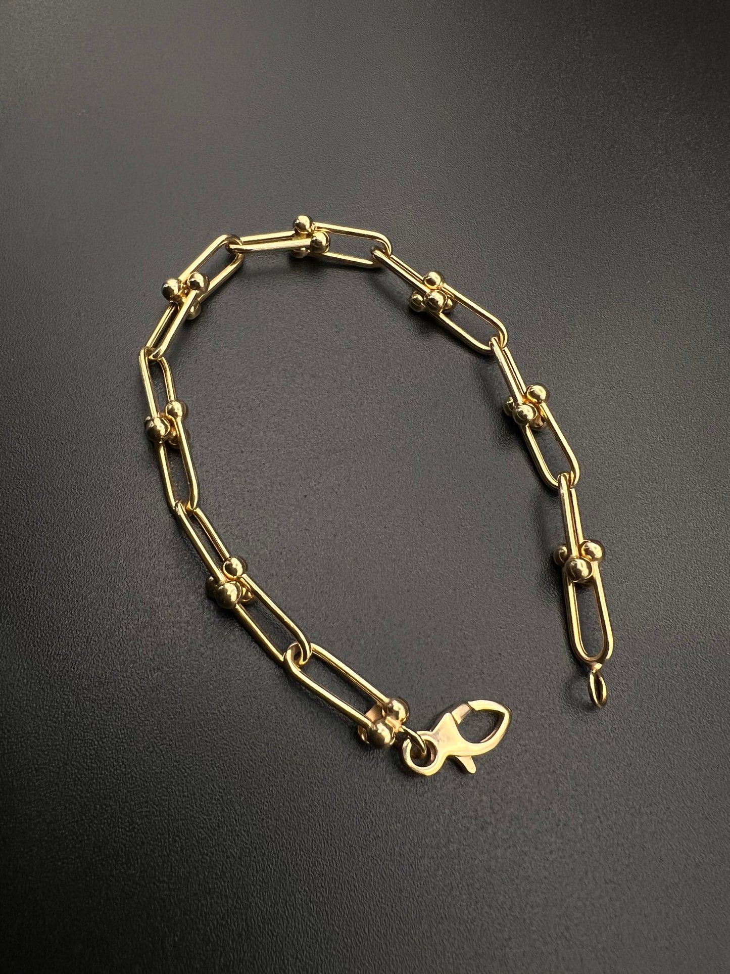 Fancy Hollow Women's Bracelet 14K Gold