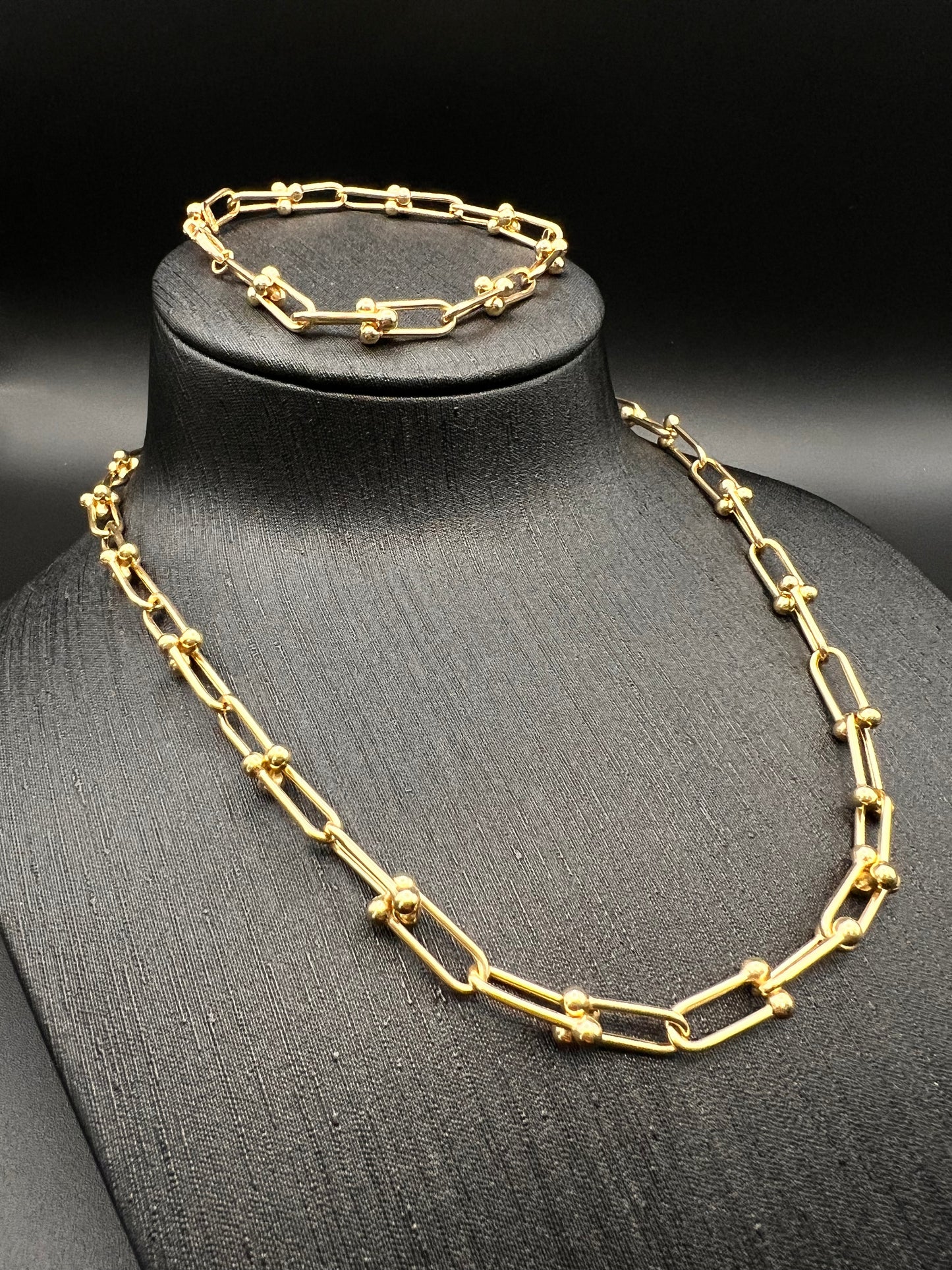 Fancy Women's Hollow Necklace 14K Gold