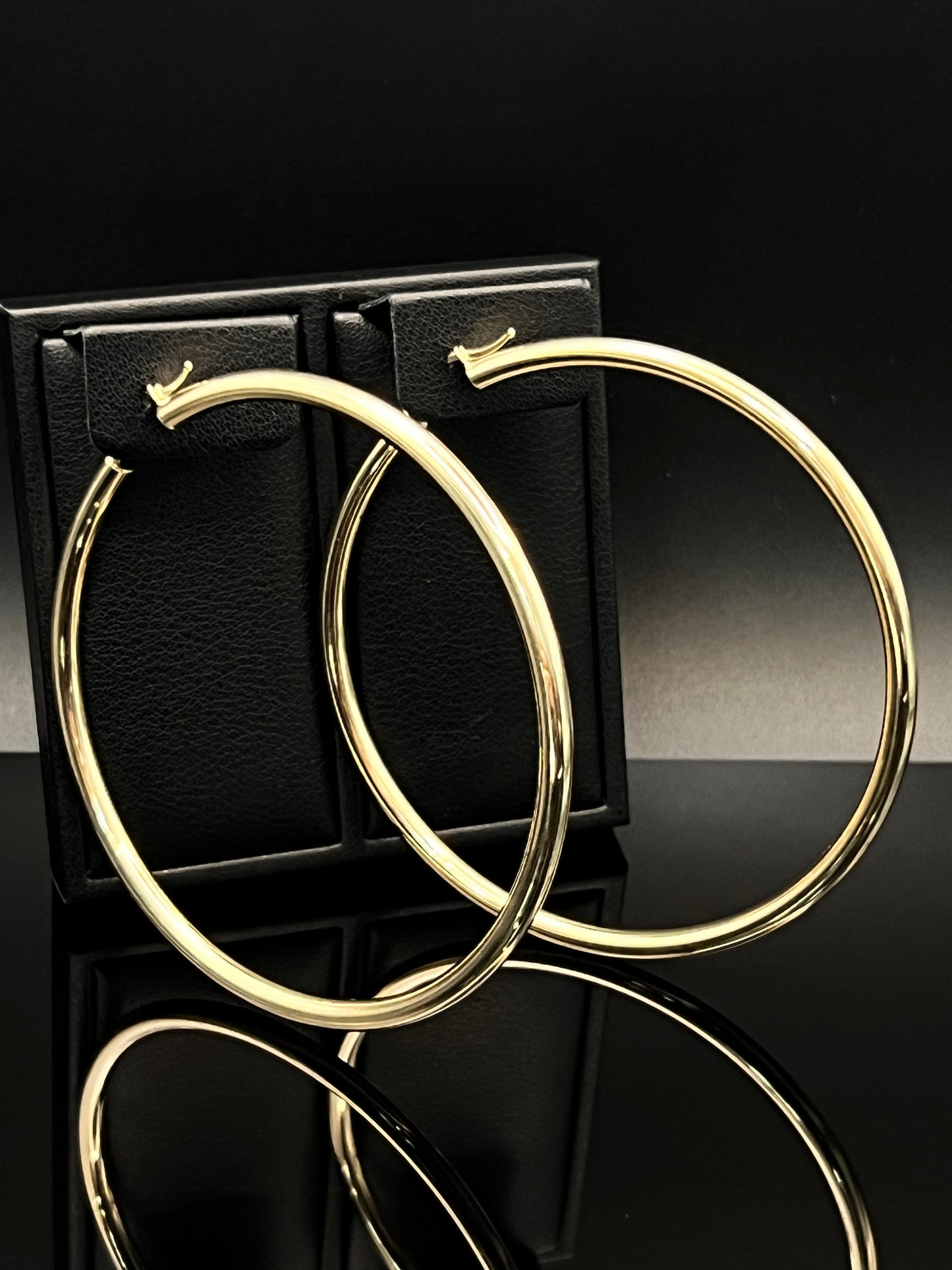 14K Women's Hollow Hoops Earrings