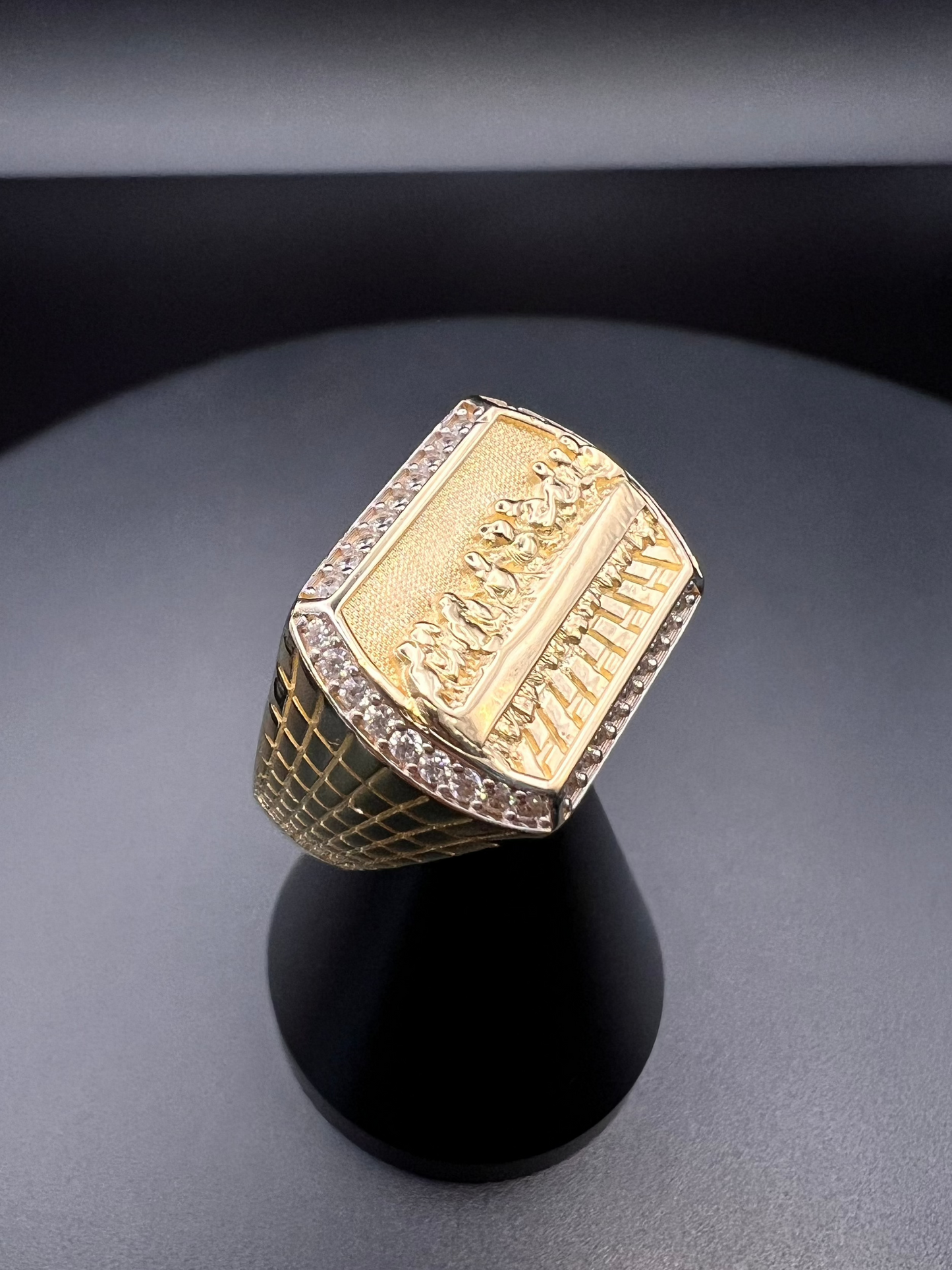 10K Men's Last Supper Ring