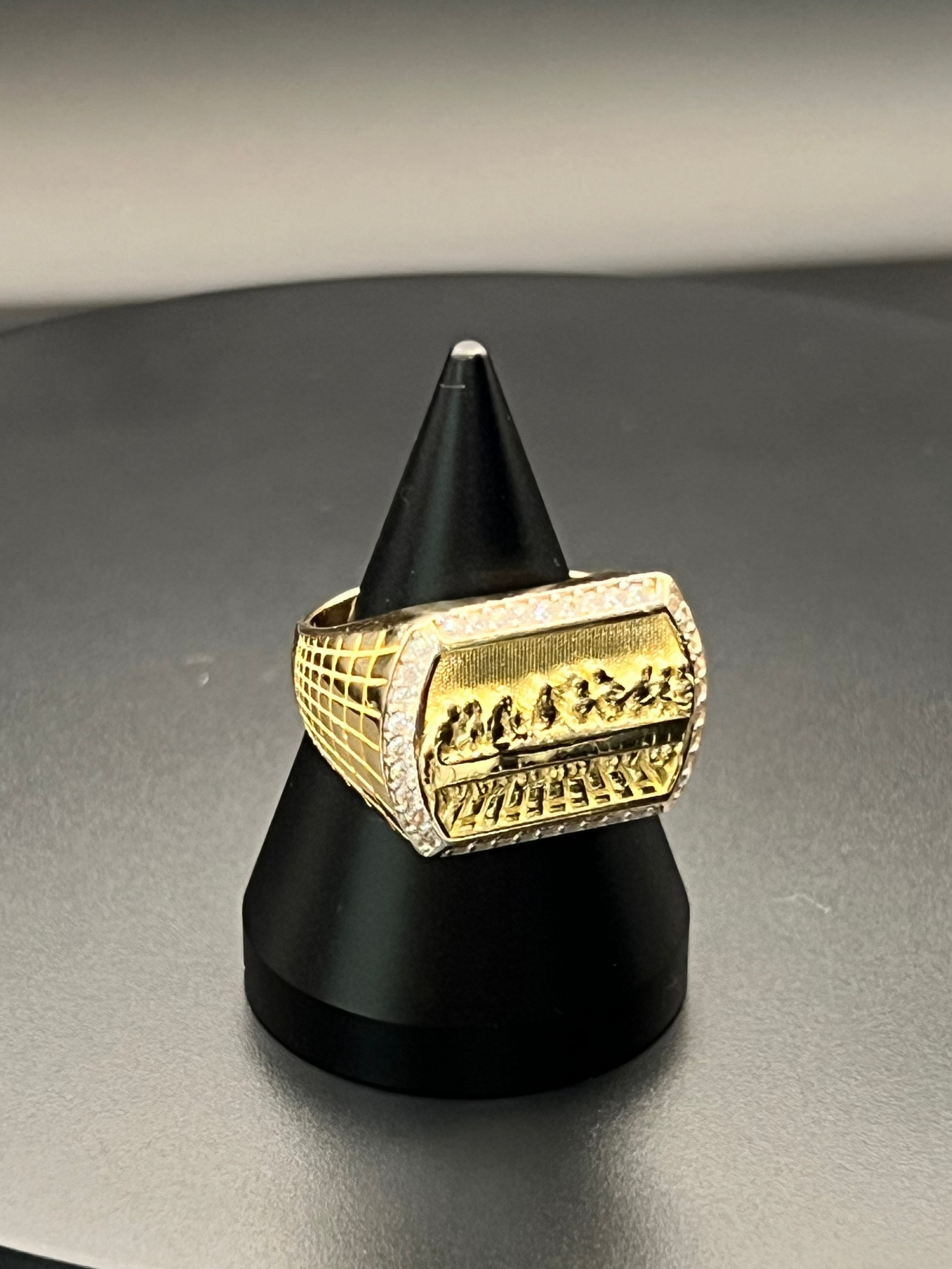 10K Men's Last Supper Ring