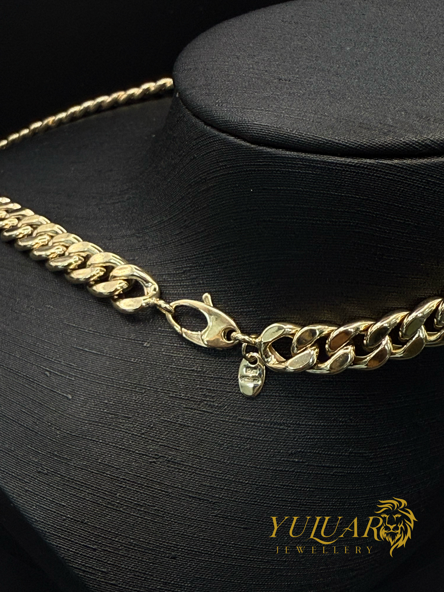 14K Hollow Cuban Link Chain 24''