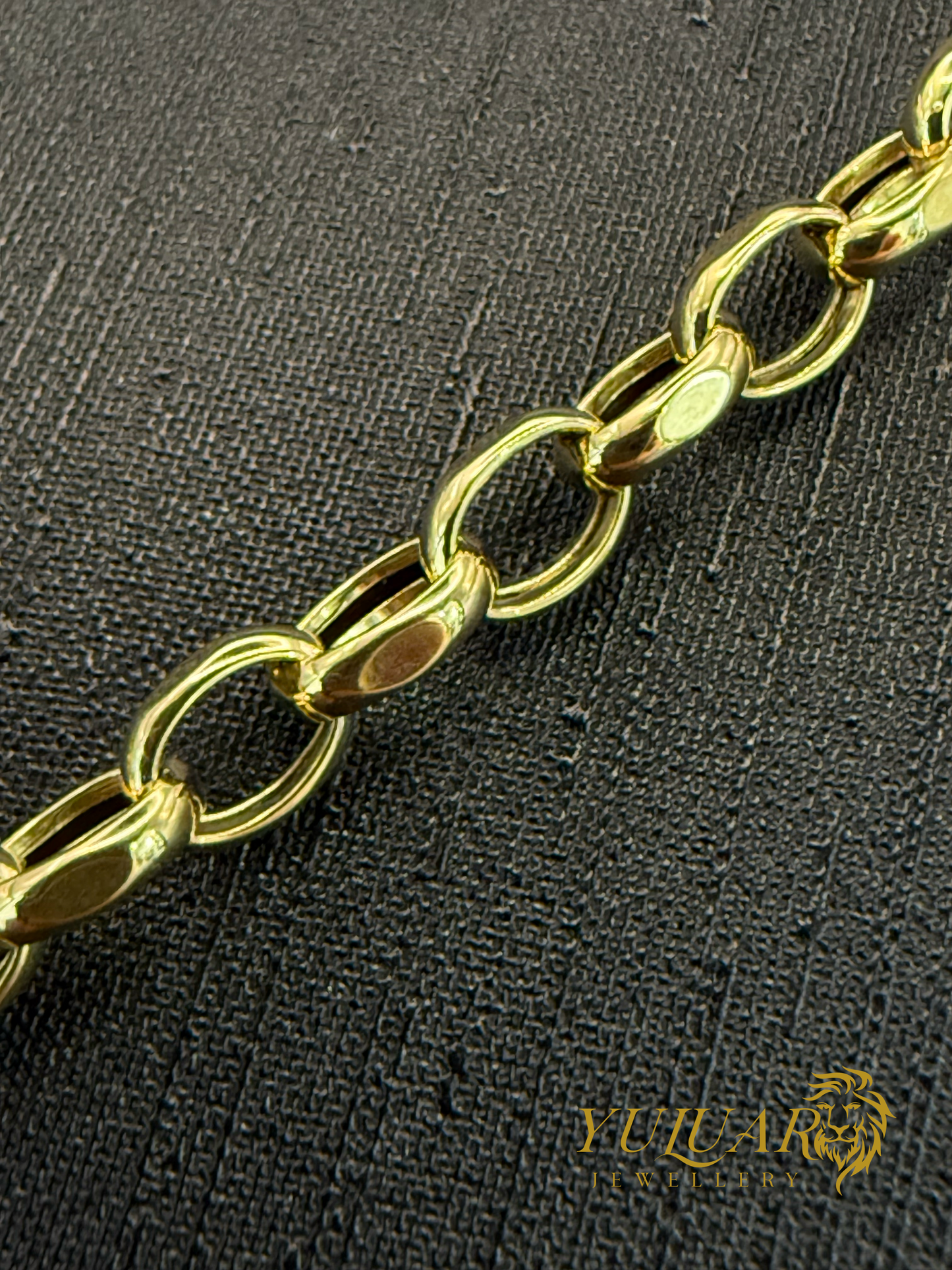 14K Hollow Cable Link Chain 20''