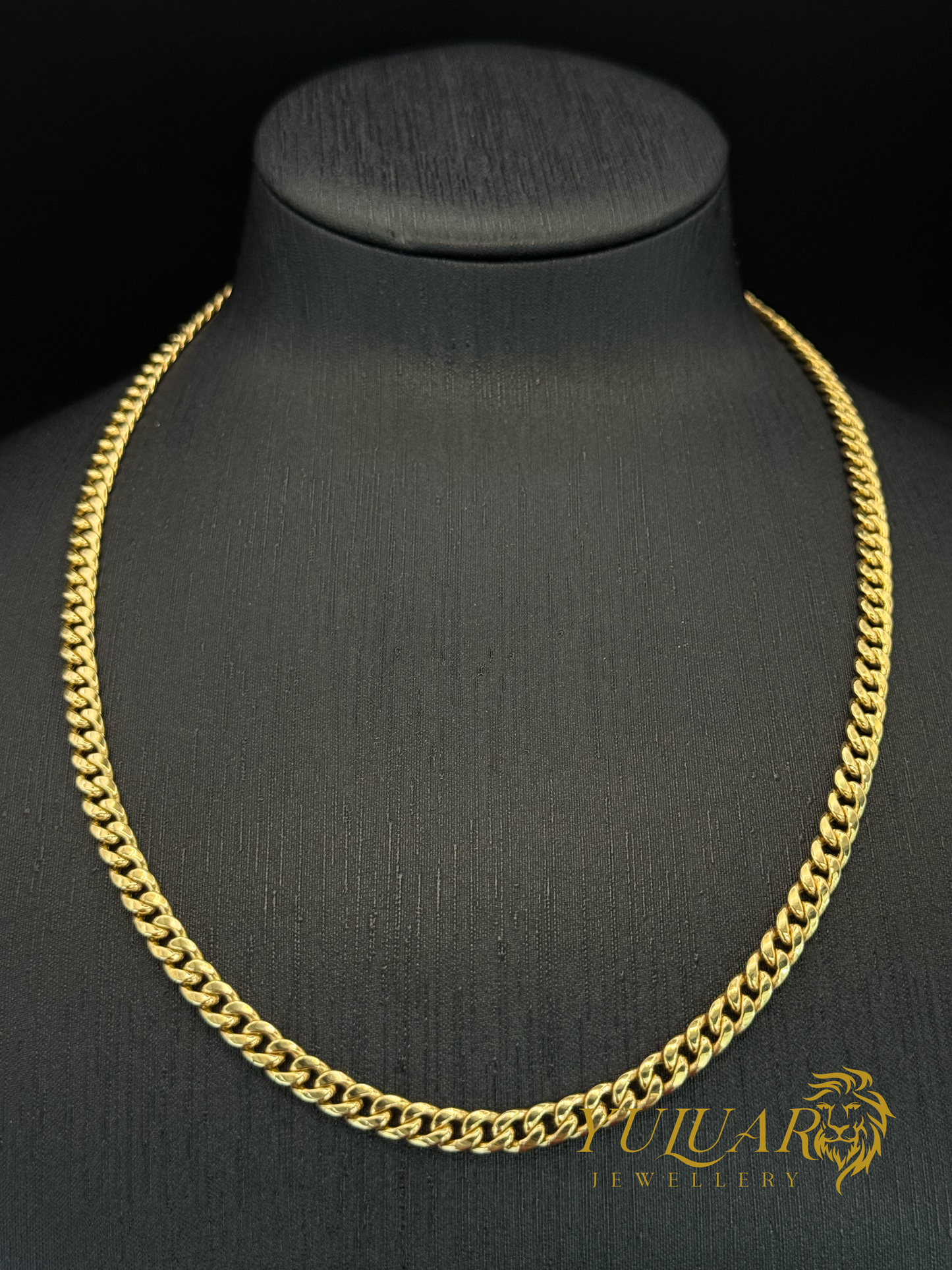 10K Hollow Cuban Link Chain 24''