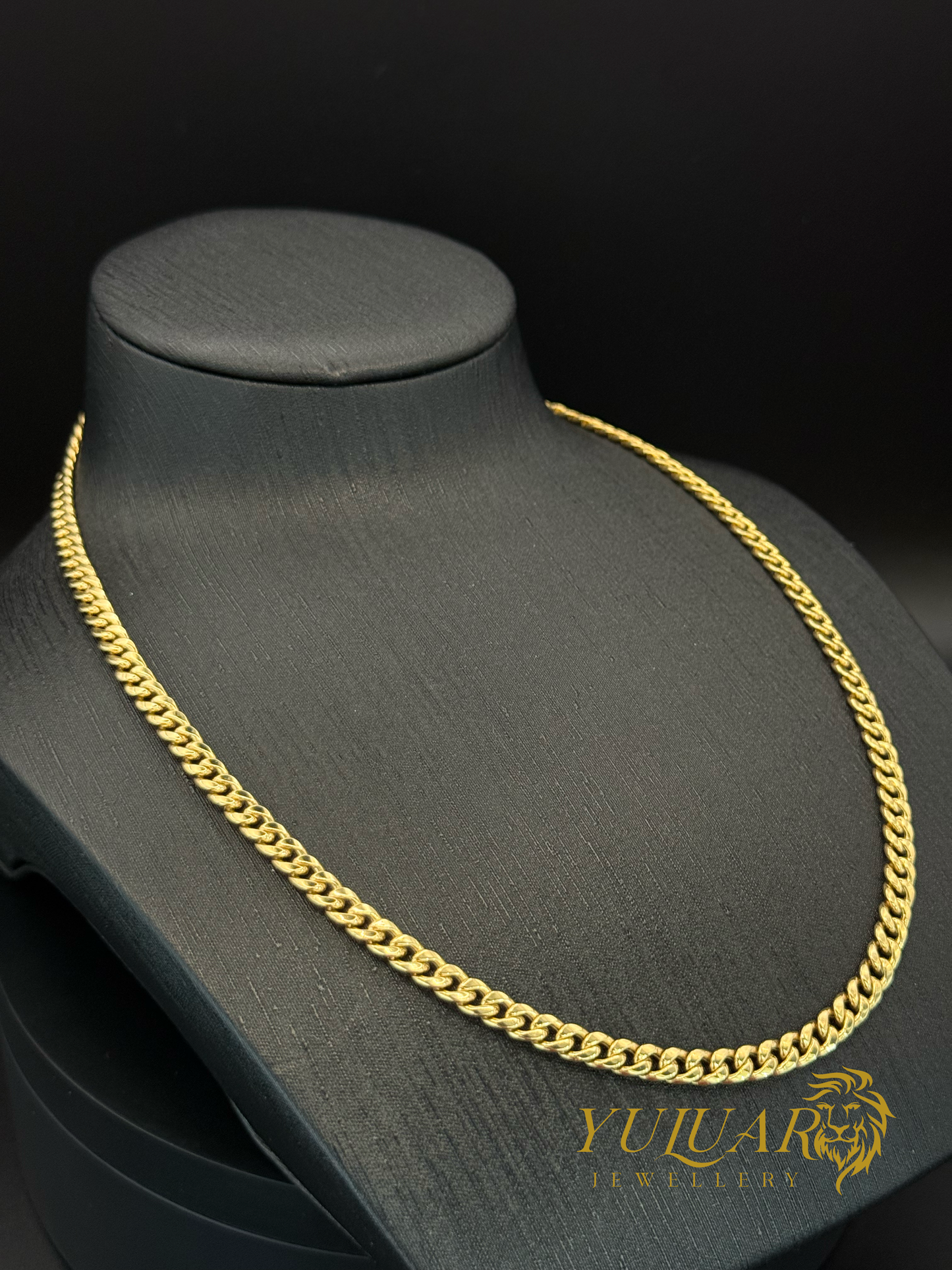 10K Hollow Cuban Link Chain 24''