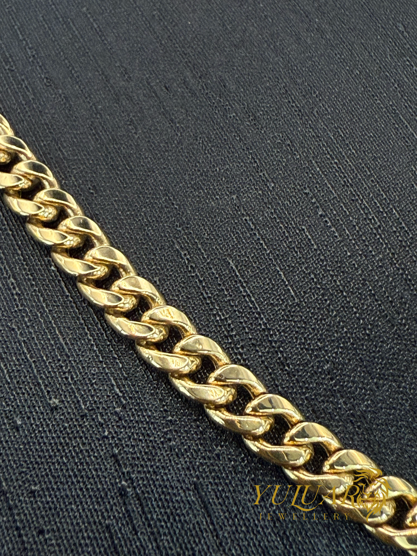 10K Hollow Cuban Link Chain 24''