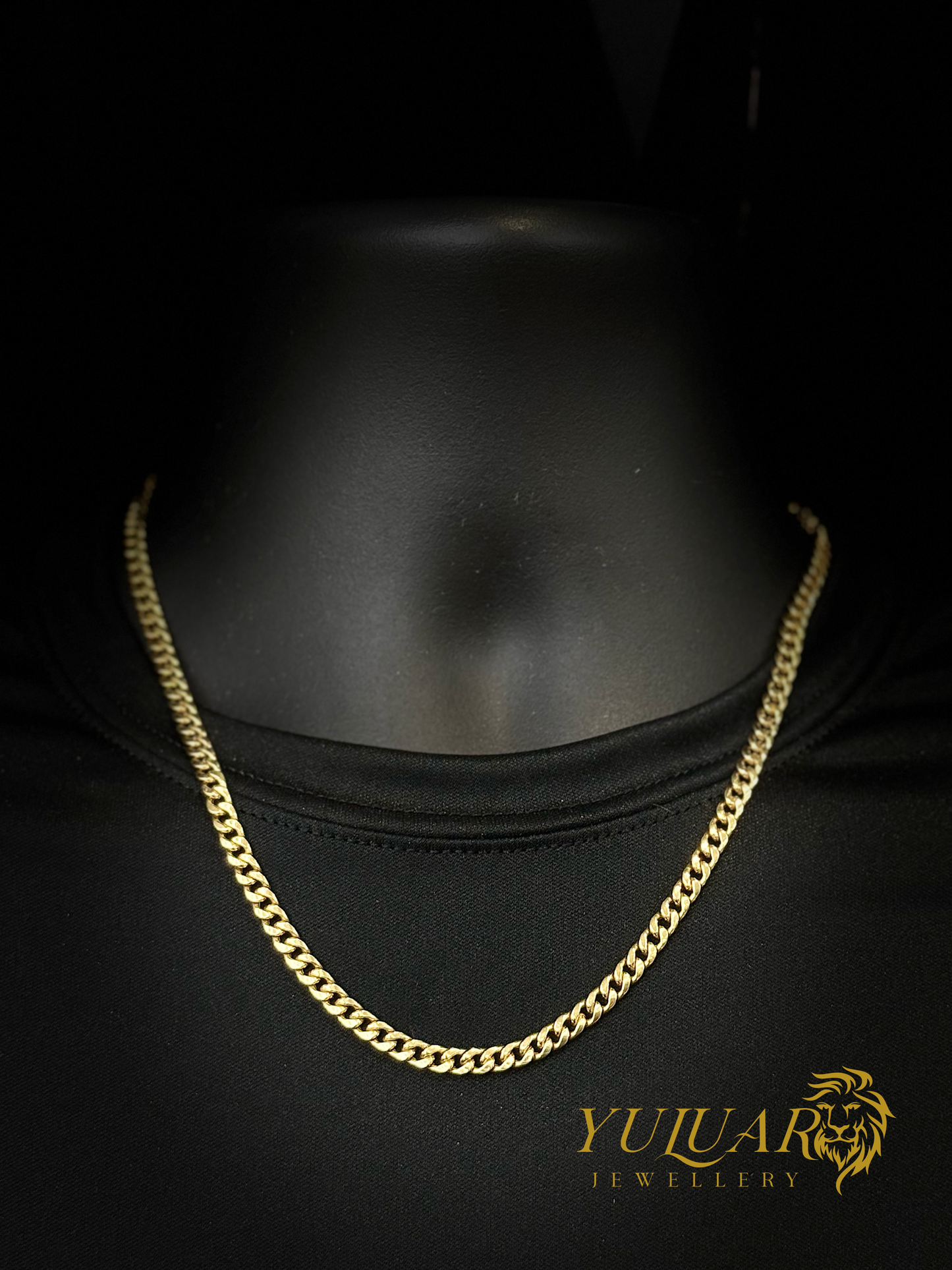 10K Hollow Cuban Link Chain 24''