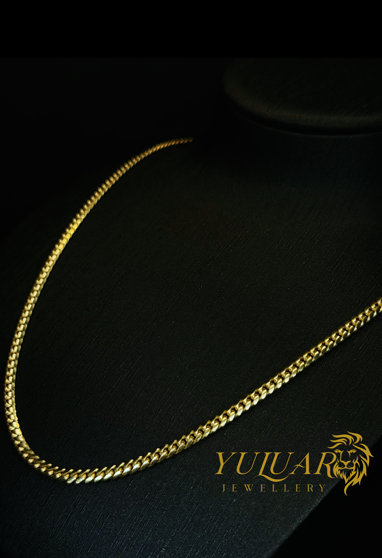 14K SOLID CUBAN LINK CHAIN 24'' 4MM