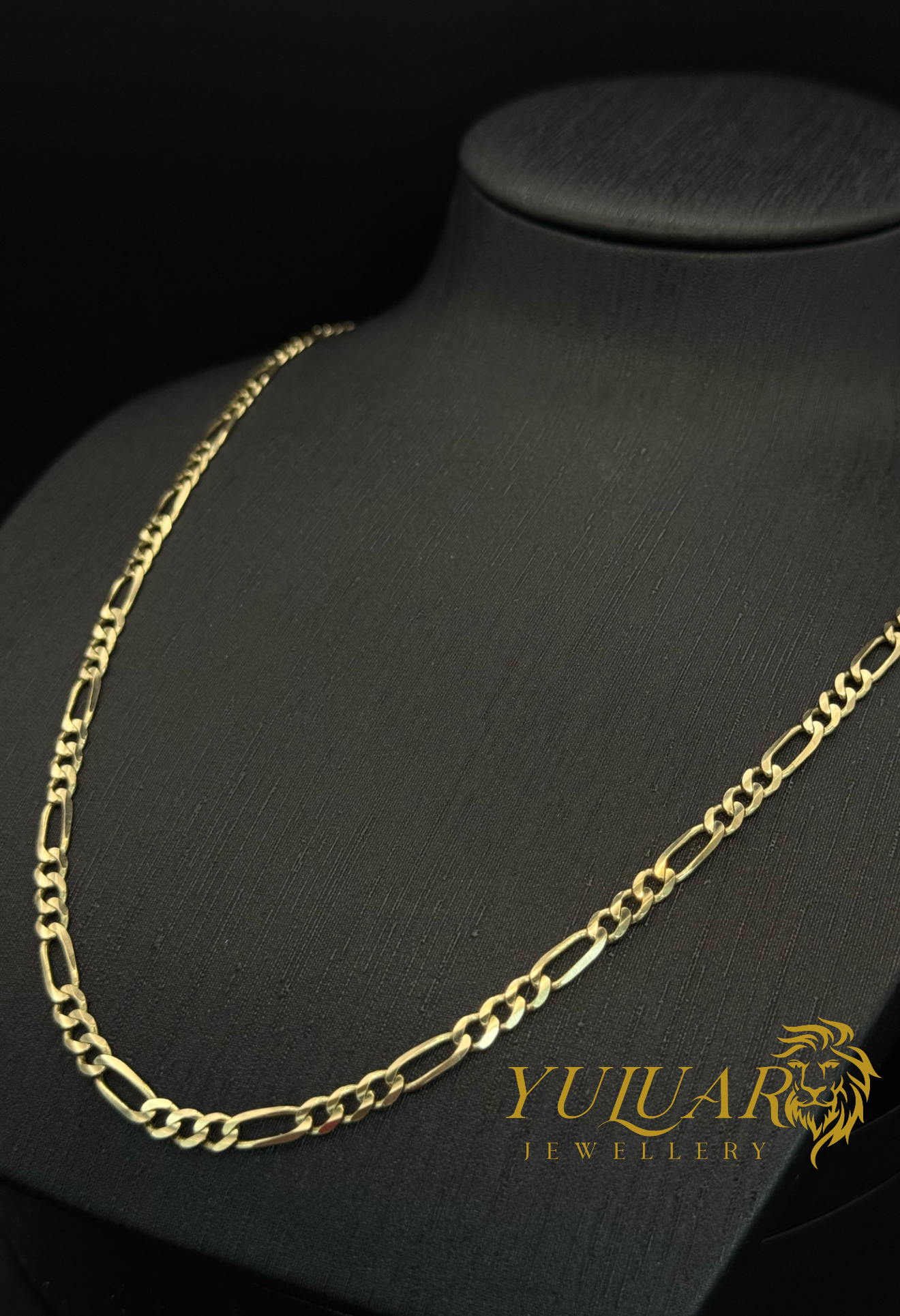 14K Solid Figaro Chain 22''