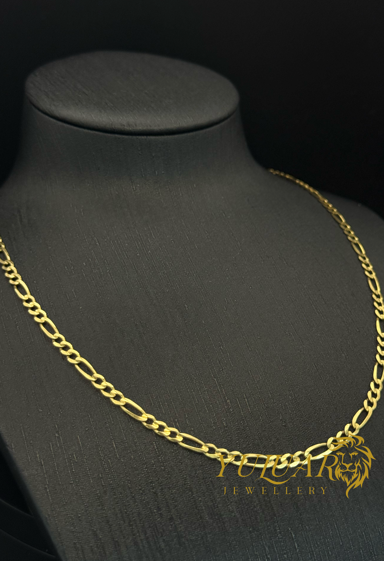 14K Solid Figaro Chain 20''