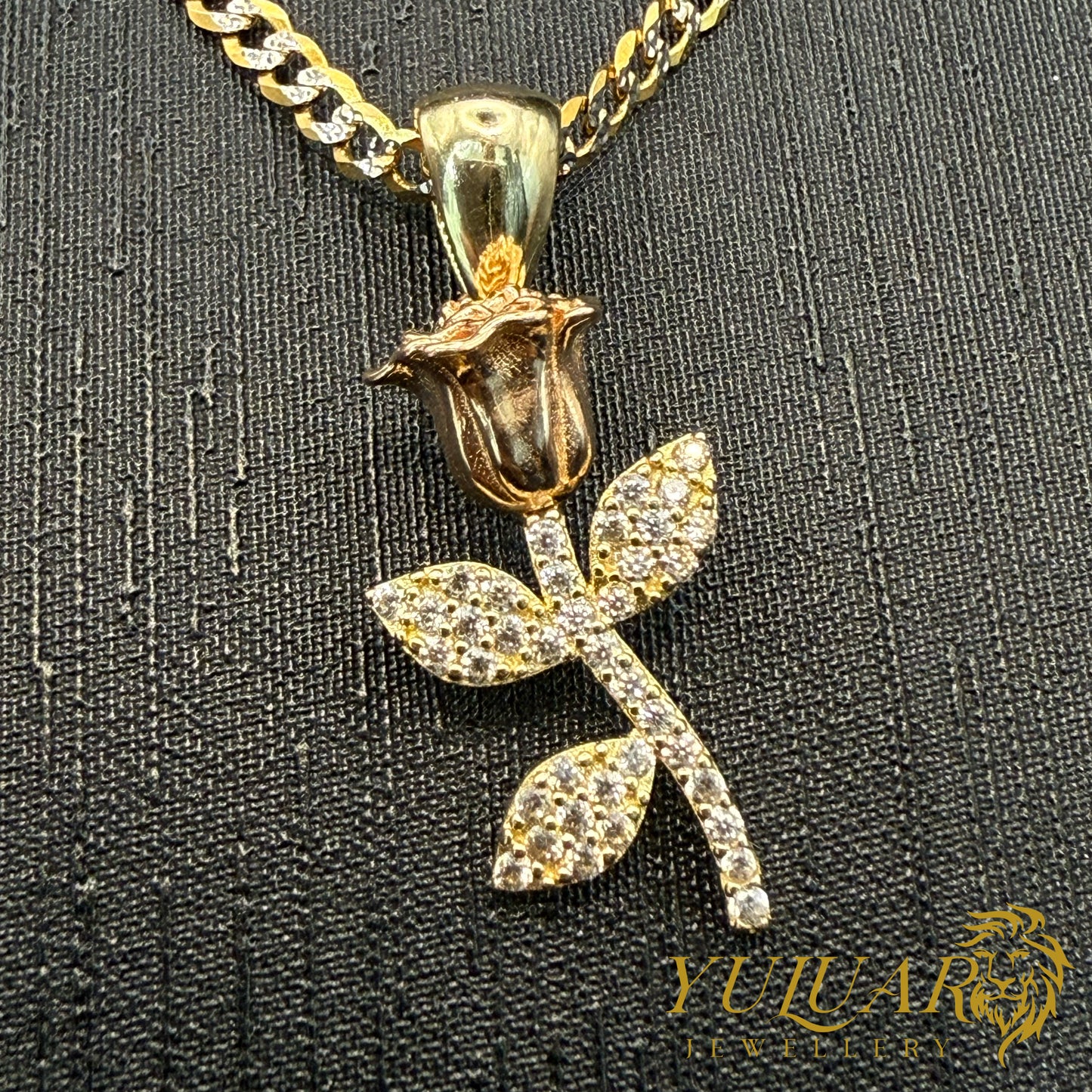 Rose Pendant CZ