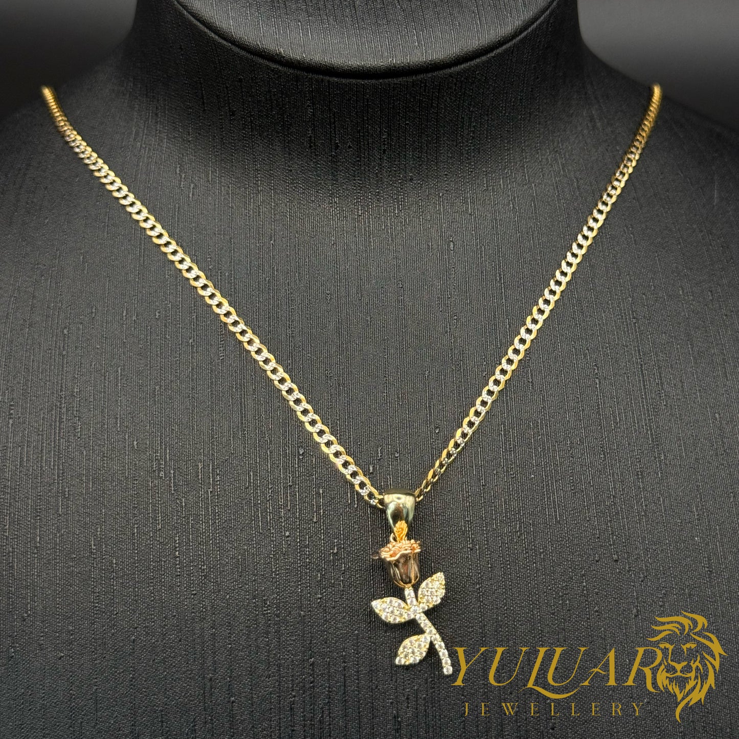 Rose Pendant CZ