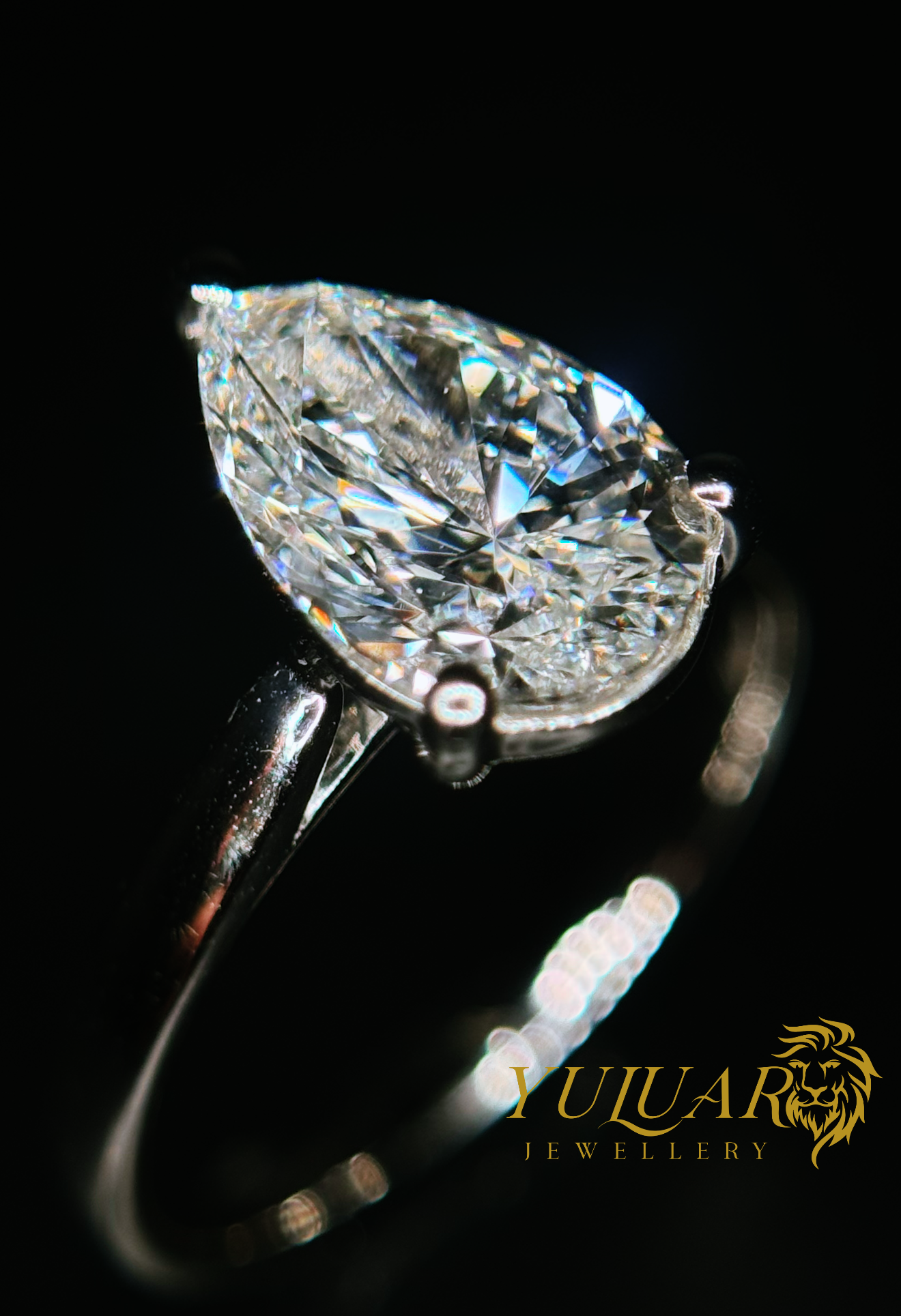 2.02 CT TW PEARL BRILLIANT CERTIFIED LAB-GROWN DIAMOND ENGAGEMENT RING IN 14K WHITE GOLD (G-H/VS)