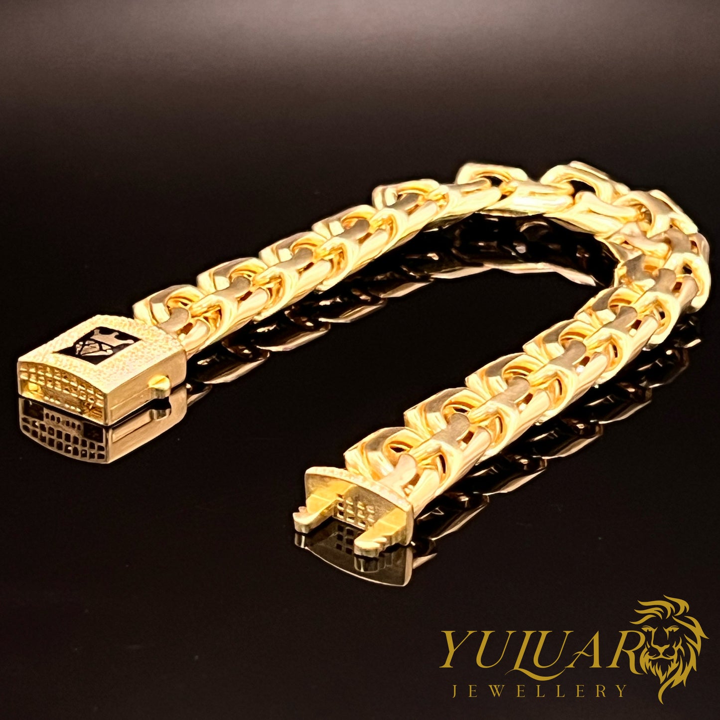 14K Men's Chino Link Bracelet