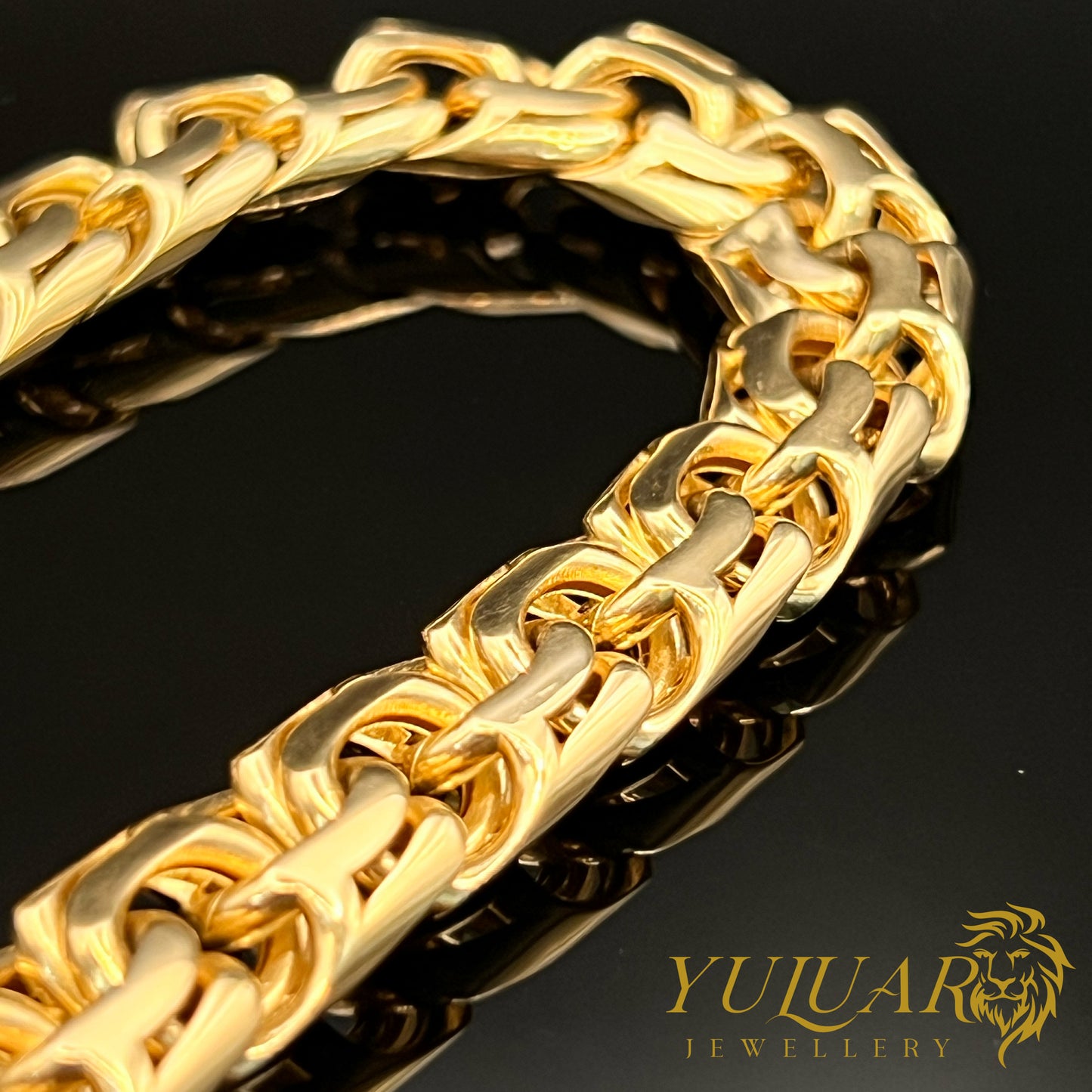 14K Men's Chino Link Bracelet