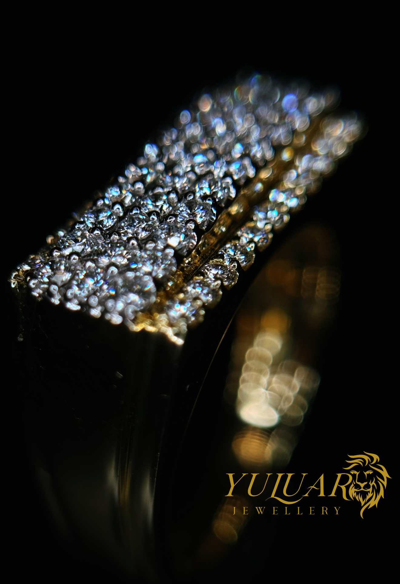 1.24 CT TW ROUND BRILLIANT CERTIFIED LAB-GROWN DIAMOND MEN'S RING IN 14K YELLOW GOLD (G-H/VS)