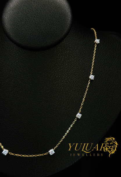 10K LAB GROWN DIAMOND WOMEN’S NECKLACE 18’’