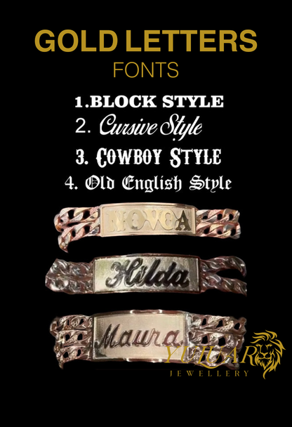 14K Women's Link ID Bracelet
