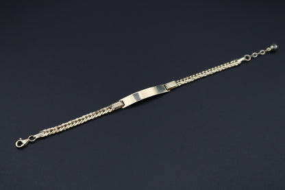 14K Baby ID Light Link Bracelet