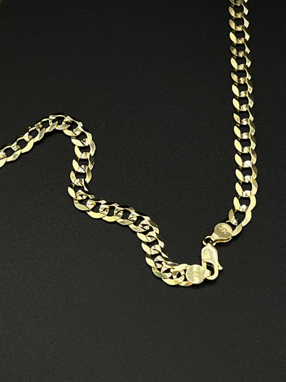 14K Solid Miami Chain 6.9MM