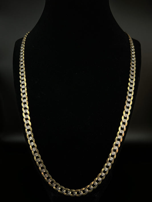 Solid Two-tone Cuban Chain