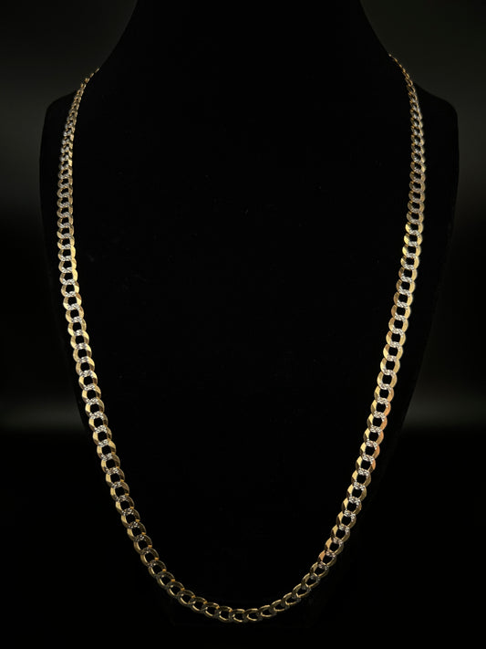 Solid Two-Tone Miami Chain