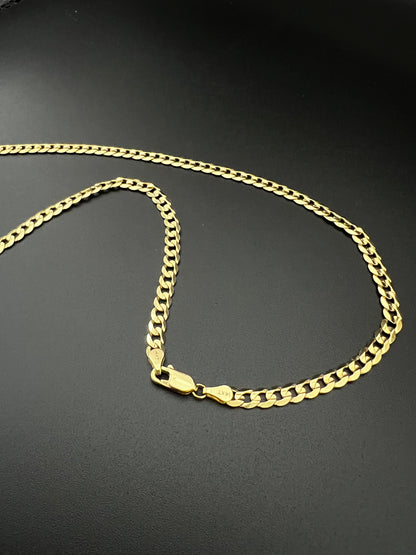 14K Solid Cuban Curb Chain