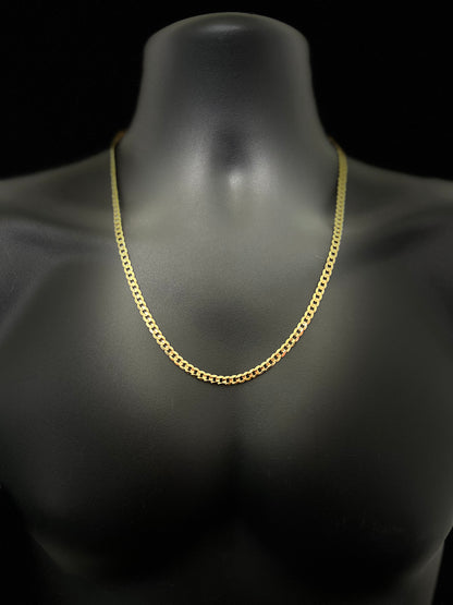 14K Solid Cuban Curb Chain