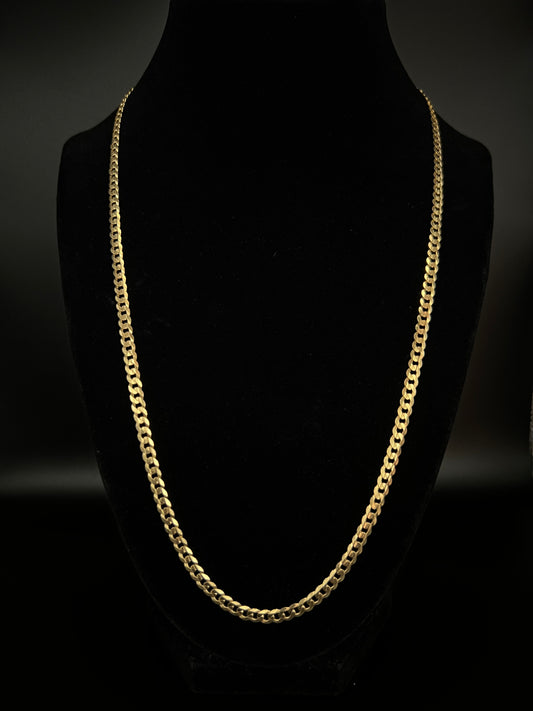 Solid Cuban Curb Chain