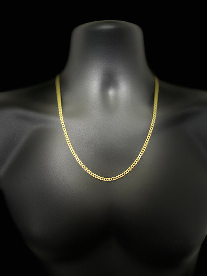 14K Solid Cuban Curb Chain