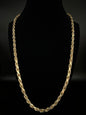 14k Semi-Solid Rope Chain