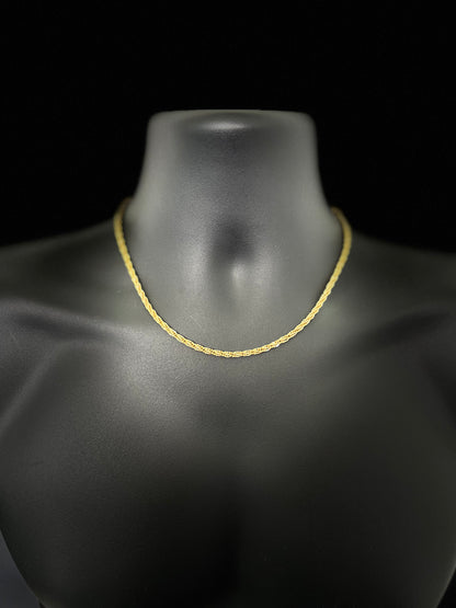 14k Hollow Rope Chain