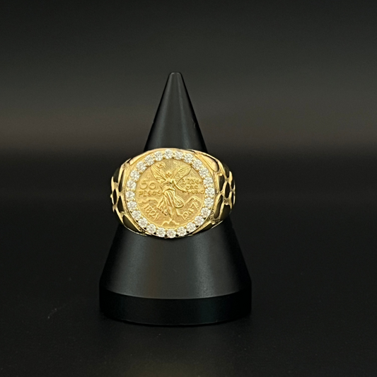14K Centenario Ring