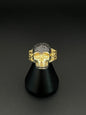14K Men's Black Skulls Ring