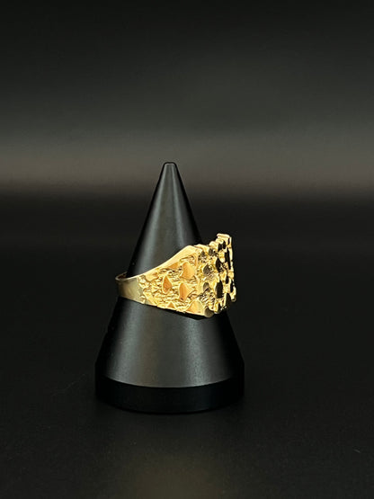 14K Men's Nugget Ring