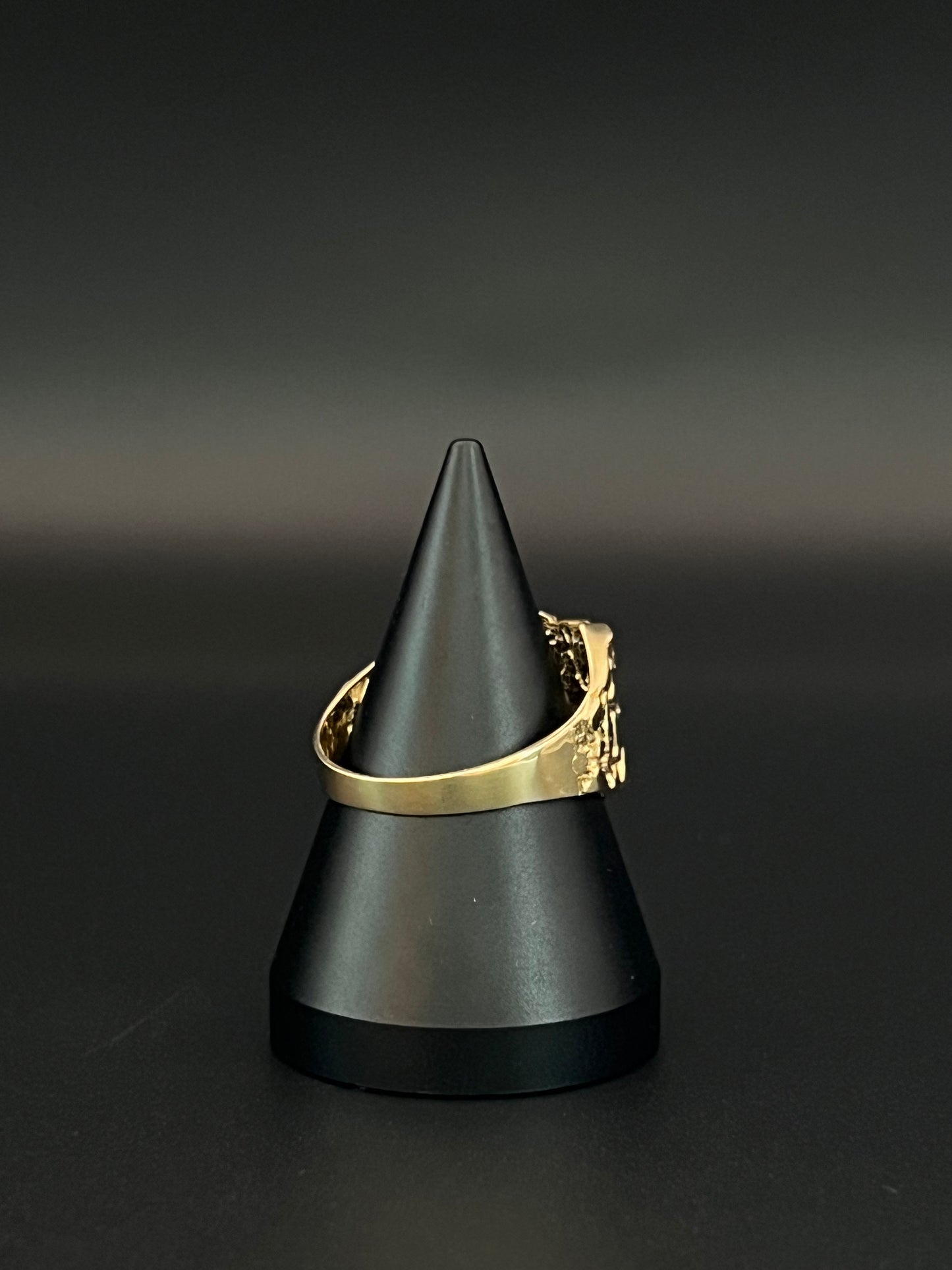 14K Men's Nugget Ring