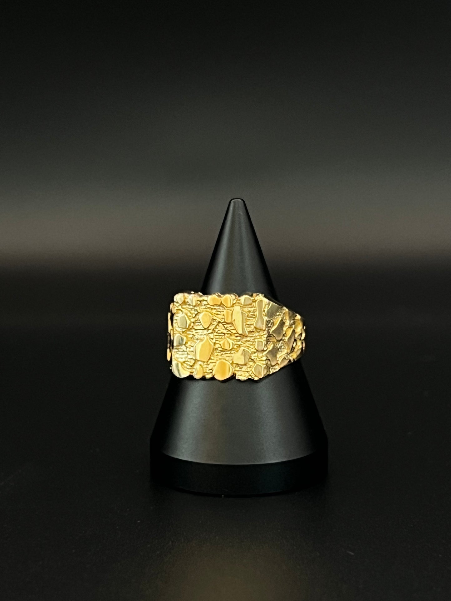 14K Men's Nugget Ring