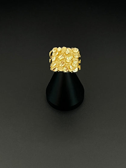 14K Men's Nugget Ring