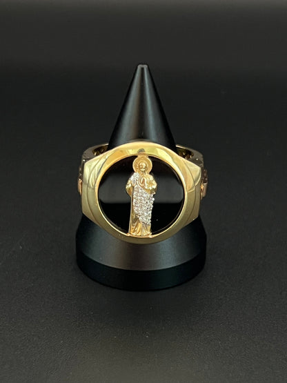 14K San Judas Men's Ring